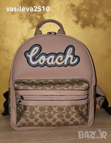 Coach оригинална дамска раница , снимка 3 - Раници - 52564246
