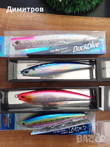 Големи Попери воблери за риболов , снимка 10 - Такъми - 52927250