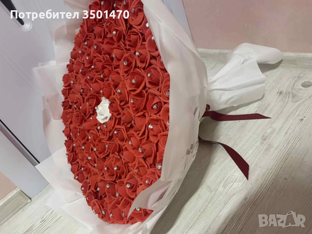 Вече букет от 101 рози, снимка 2 - Романтични подаръци - 52679709