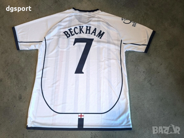Футболна фланелка на Дейвид Бекъм #Англия #ретро модел!!!