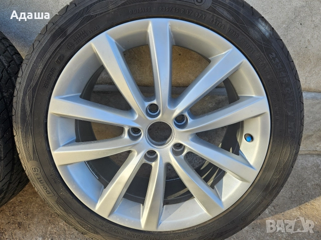 Джанти 17 5 112 vw passat b7, снимка 5 - Гуми и джанти - 52972053