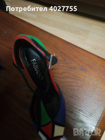 Обувки на висок ток  Fabiano. Естествена кожа , снимка 5 - Дамски обувки на ток - 52263343