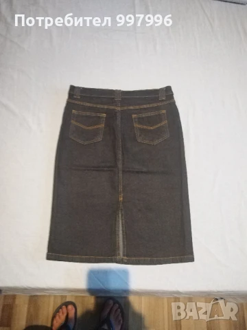 дънкова пола, снимка 6 - Поли - 50990255