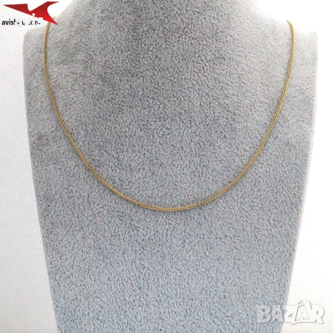 Синджир с 14К златно покритие 254584, снимка 4 - Колиета, медальони, синджири - 53301124