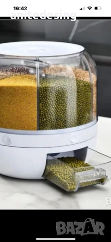Кухненски органайзер за зърнени храни, снимка 2 - Аксесоари за кухня - 52107996