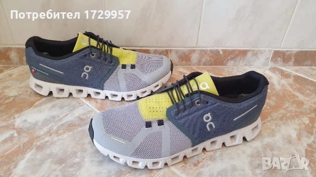 On Cloud 5 green 5998364 Номер-42,5, снимка 10 - Маратонки - 52139571
