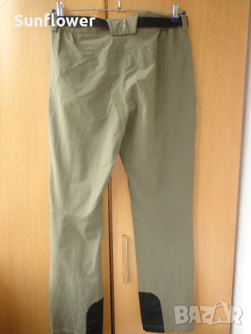 Туристически/къмпинг панталон Bergson, зеленикаво-бежов, размер 42 XL, снимка 2 - Спортни екипи - 51720327