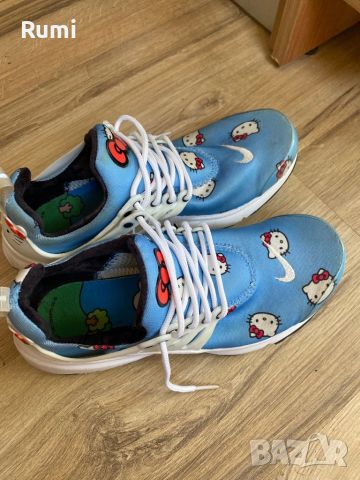 Оригинални маратонки Nike Air Presto Hello Kitty! 38,5 н, снимка 10 - Маратонки - 46816599