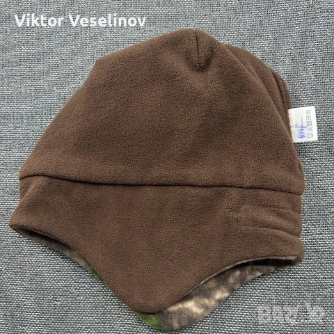 Камуфлажна Зимна Поларена Шапка Размер M-L Термо Подплата, снимка 4 - Шапки - 53803443