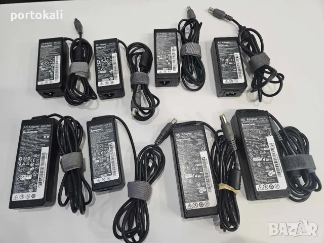 +Гаранция! Зарядно захранване захранващ адаптер Lenovo 20V 65W 90W кръгла букса, снимка 2 - Друга електроника - 50003023
