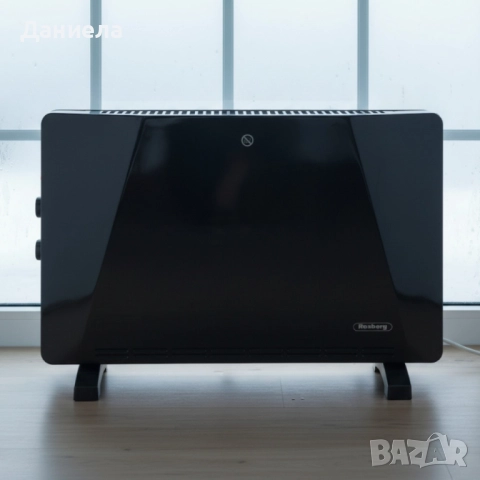 Конвекторен отоплител Rosberg – 2500W, 3 степени, защита от прегряване (бял или черен), снимка 6 - Радиатори - 51802637