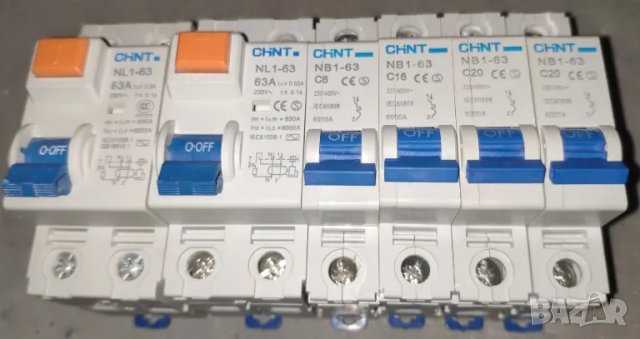 Модулни Дефектно-токови защити ДТЗ и Автоматични прекъсвачи АП Chint, снимка 3 - Други машини и части - 49931389