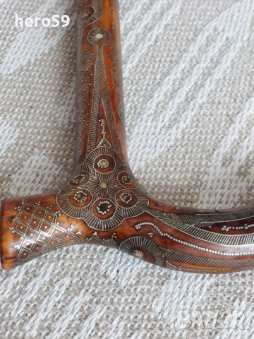 Стар Руски(кавказки)бастун със сребърни набивки, снимка 8 - Антикварни и старинни предмети - 45809505