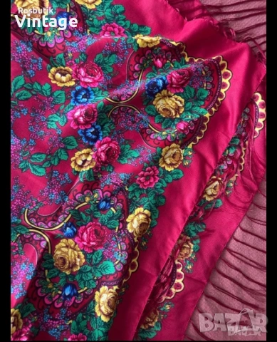 Оригинален руски шал нов с етикет 