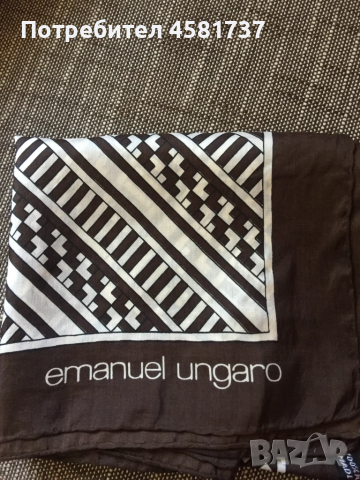 Дамски шал Emanuel Ungaro , снимка 4 - Шалове - 52053233