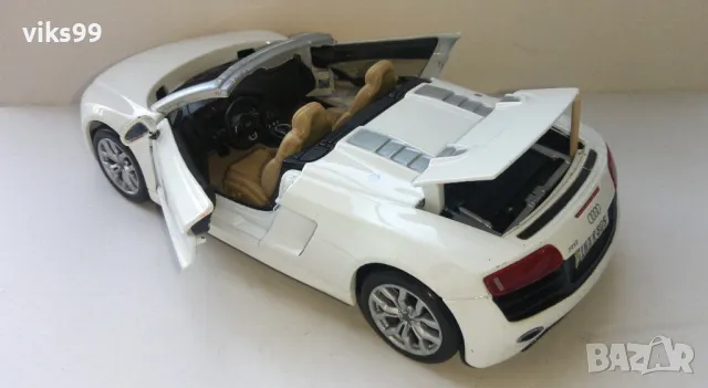 Maisto Audi R8 Spyder - Мащаб 1:24, снимка 2 - Колекции - 49181018