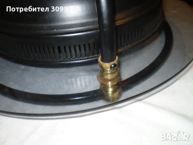 Висяща лампа от метал и стъкло , снимка 6 - Полилеи - 51830852