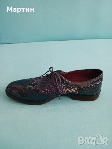 Дамски лачени обувки, снимка 5 - Дамски обувки на ток - 53539365