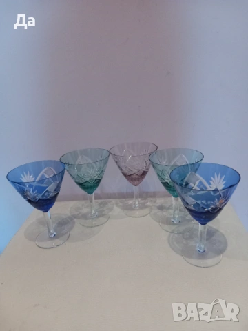 Немски цветен кристал , снимка 5 - Колекции - 53605714