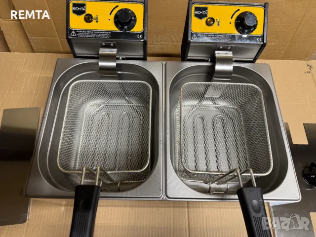 Професионален Електрически фритюрник 5+5 литра / Произход-ТУРЦИЯ