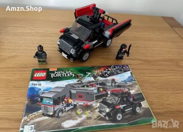 LEGO Teenage Mutant Ninja Turtles 79116 Big Rig Snow Getaway, снимка 5 - Колекции - 46043875