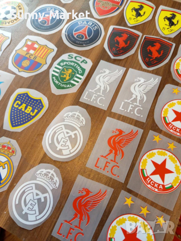 Стикери за дрехи - ЩАМПИ - С ЮТИЯ - известни марки и футболни отбори , снимка 2 - Копирни услуги - 53682096
