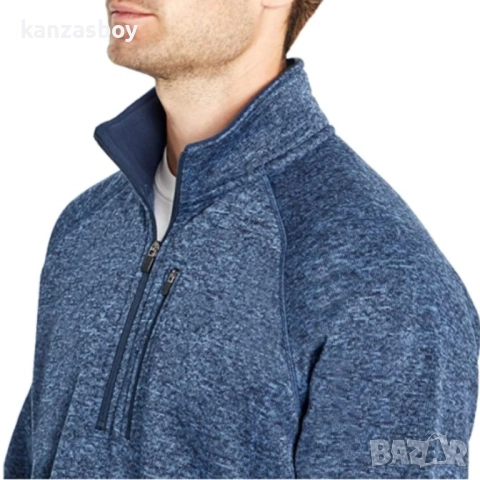 eddie bauer Half Zip - страхотна мъжка блуза КАТО НОВА L, снимка 2 - Блузи - 52641353