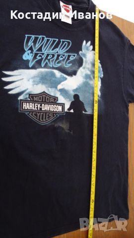 Оригинална Harley Davidson мъжка тениска, снимка 7 - Тениски - 46228543