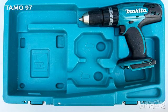 Makita BHP453 - Ударен винтоверт 18V с куфар, снимка 1 - Винтоверти - 46452938