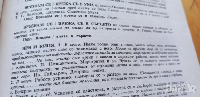 Фразеологичен речник на българския език. Том 1 - К. Ничева, С. Спасова-Михайлова, Кр. Чолакова, снимка 6 - Чуждоезиково обучение, речници - 47652588