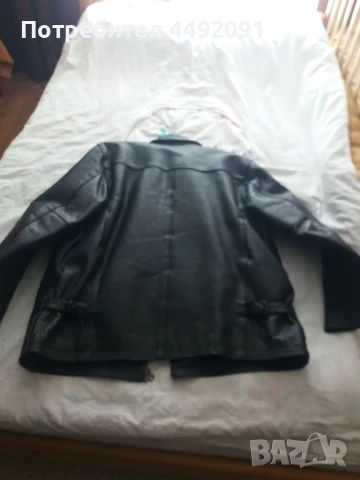 мъжко кожено яке , снимка 4 - Якета - 50548609