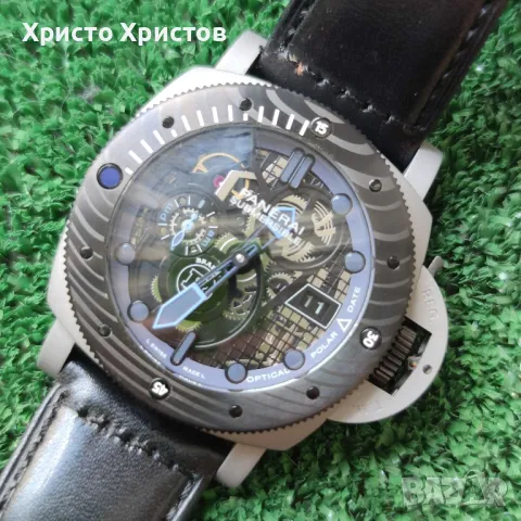 Мъжки луксозен часовник PANERAI SUBMERSIBLE , снимка 2 - Мъжки - 46862240