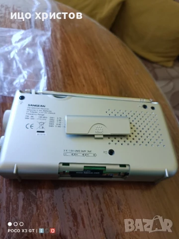 Портативно радио Sangean SG622, снимка 7 - Радиокасетофони, транзистори - 51314730