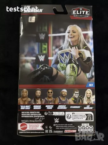 Екшън фигура WWE Liv Morgan Лив Морган Elite Collection играчка boxed BNIB, снимка 6 - Колекции - 48361536