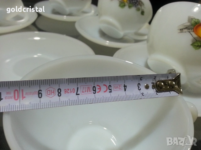 Френски аркопал , снимка 5 - Антикварни и старинни предмети - 42224942