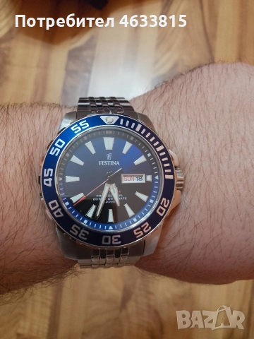 Мъжки часовник Фестина , снимка 2 - Водоустойчиви - 53142560