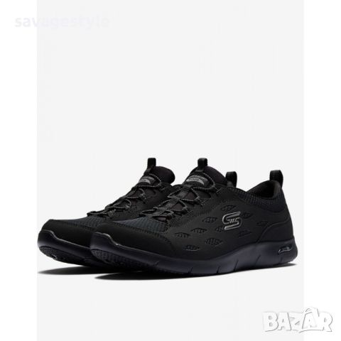 Дамски маратонки SKECHERS Arch Fit Refine Shoes Black, снимка 3 - Маратонки - 46618289