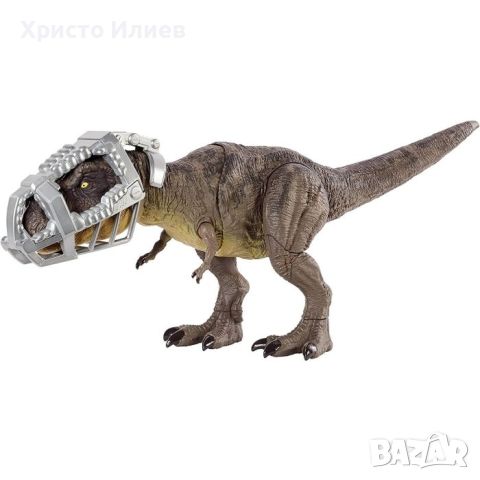 Джурасик свят Jurassic World Динозавър Тиранозавър Т Рекс REX със звук и Движения Mattel, снимка 2 - Фигурки - 45319969