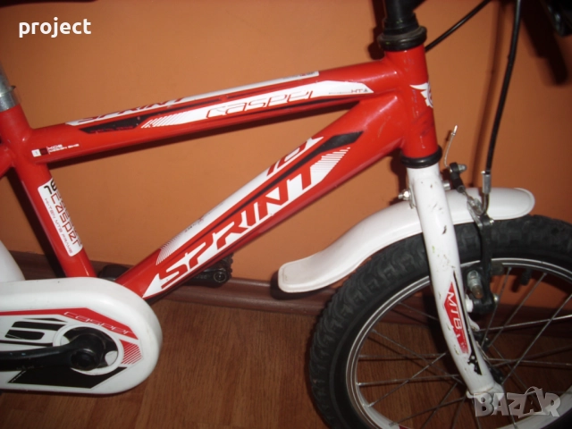 ИЗГОДНО Sprint 16" детски велосипед,колело със спомагателни.Промо цена, снимка 3 - Детски велосипеди, триколки и коли - 52579698