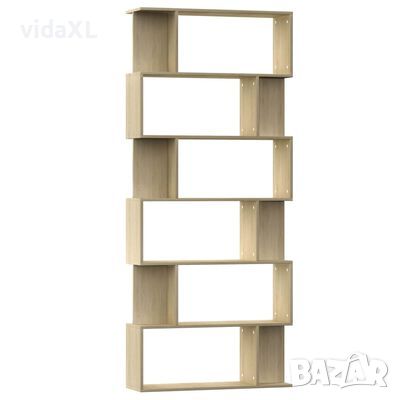 vidaXL Библиотека/разделител за стая, дъб сонома, 80x24x192 см, ПДЧ(SKU:800093, снимка 1 - Други - 46023174