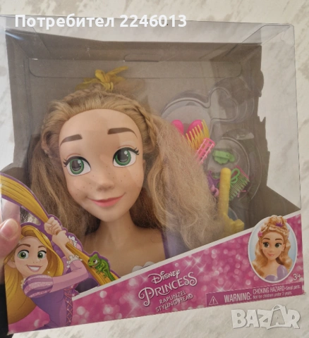 Кукла за прически Disney Рапунцел, снимка 5 - Кукли - 41857694