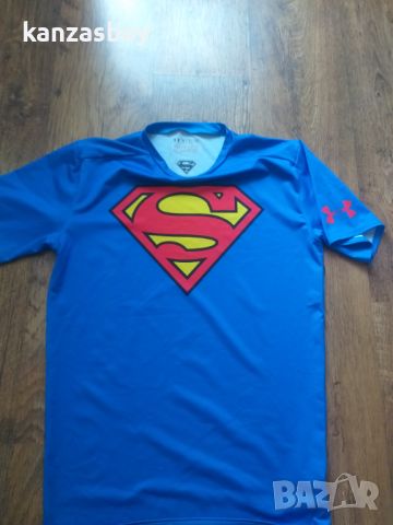 Under Armour Superman Compression Shirt - страхотна мъжка тениска ХЛ, снимка 5 - Тениски - 46717528