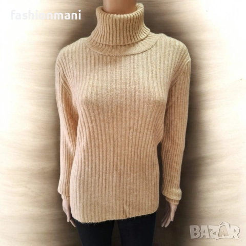 ДАМСКИ ПУЛОВЕРИ С ПОЛО ЯКА  4 цвята - код 1266