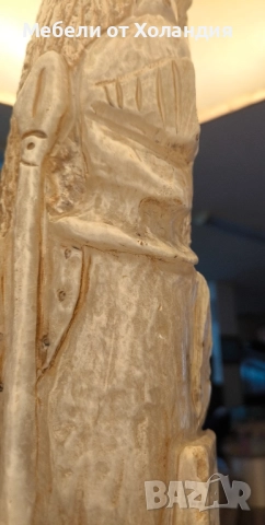 голяма лампа от алабастър, снимка 9 - Настолни лампи - 52467653