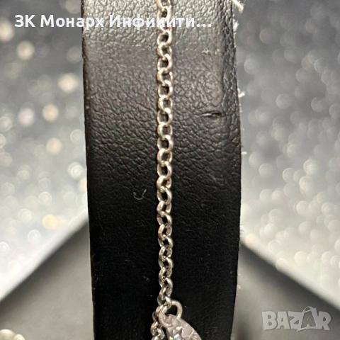 Сребъна гривна (скъсана), снимка 4 - Гривни - 54209779