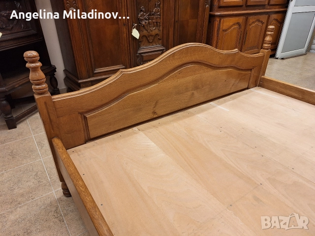 К - т спалня и две нощни шкафчета дъб масив , снимка 11 - Спални и легла - 52712318