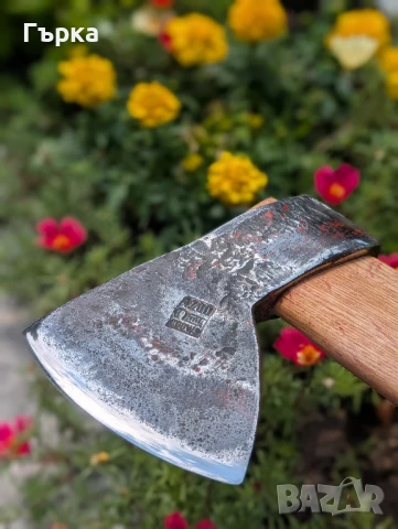 Стара реставрирана рядка Немска брадва, снимка 6 - Антикварни и старинни предмети - 51049703