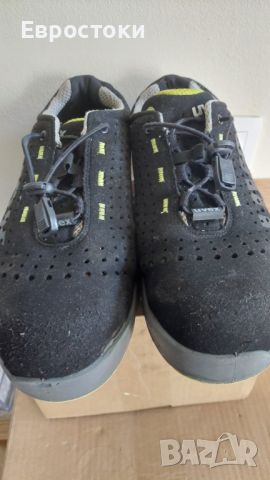 Предпазни работни обувки с неметално бомбе Uvex 1 S2 SRC, размер 41, снимка 6 - Други - 46462018