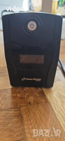 Малък UPS(преносима батерия) с 2 контакта, защита за LAN и USB порт, снимка 2 - Друга електроника - 53705754