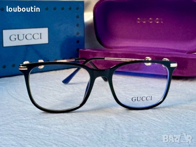 Gucci диоптрични рамки.прозрачни слънчеви,очила за компютър, снимка 8 - Слънчеви и диоптрични очила - 45186429